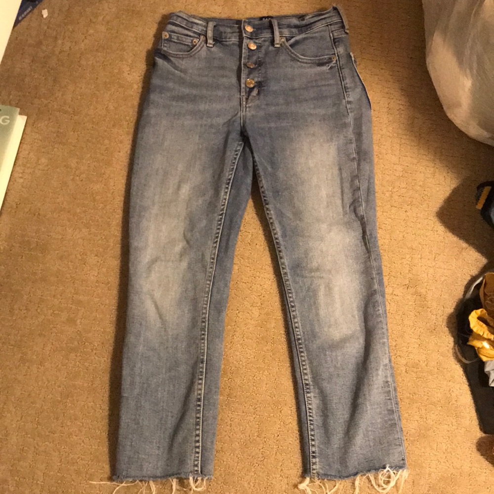 Gap size 0/25P  cigarette straight jeans